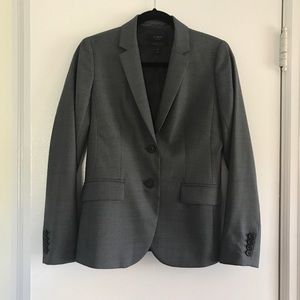 J. Crew 1035 Two-Button Blazer in Super 120s Wool